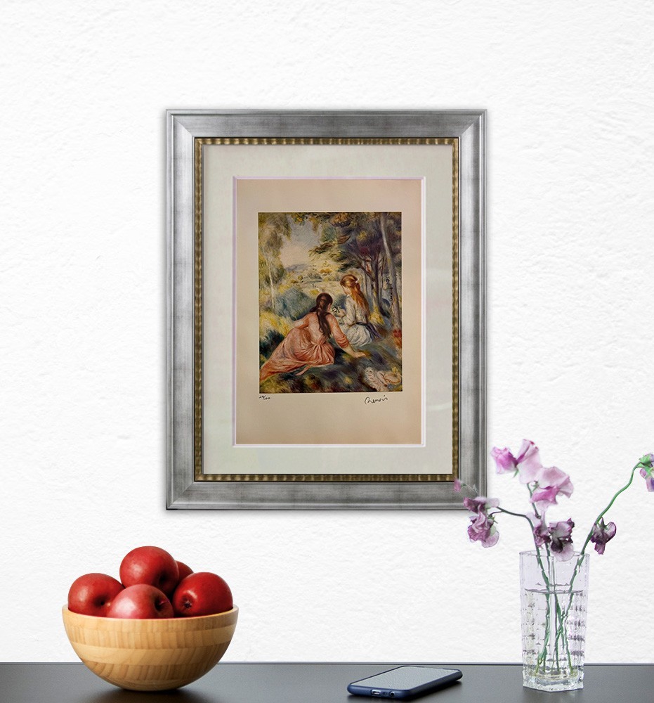 Pierre Renoir, Original Hand-signed Lithograph with COA & Appraisal of $3,500