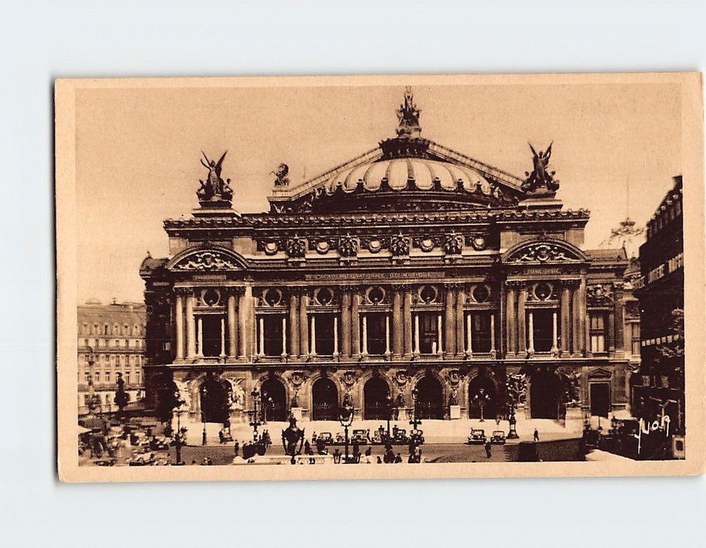 Postcard Palais Garnier Paris France