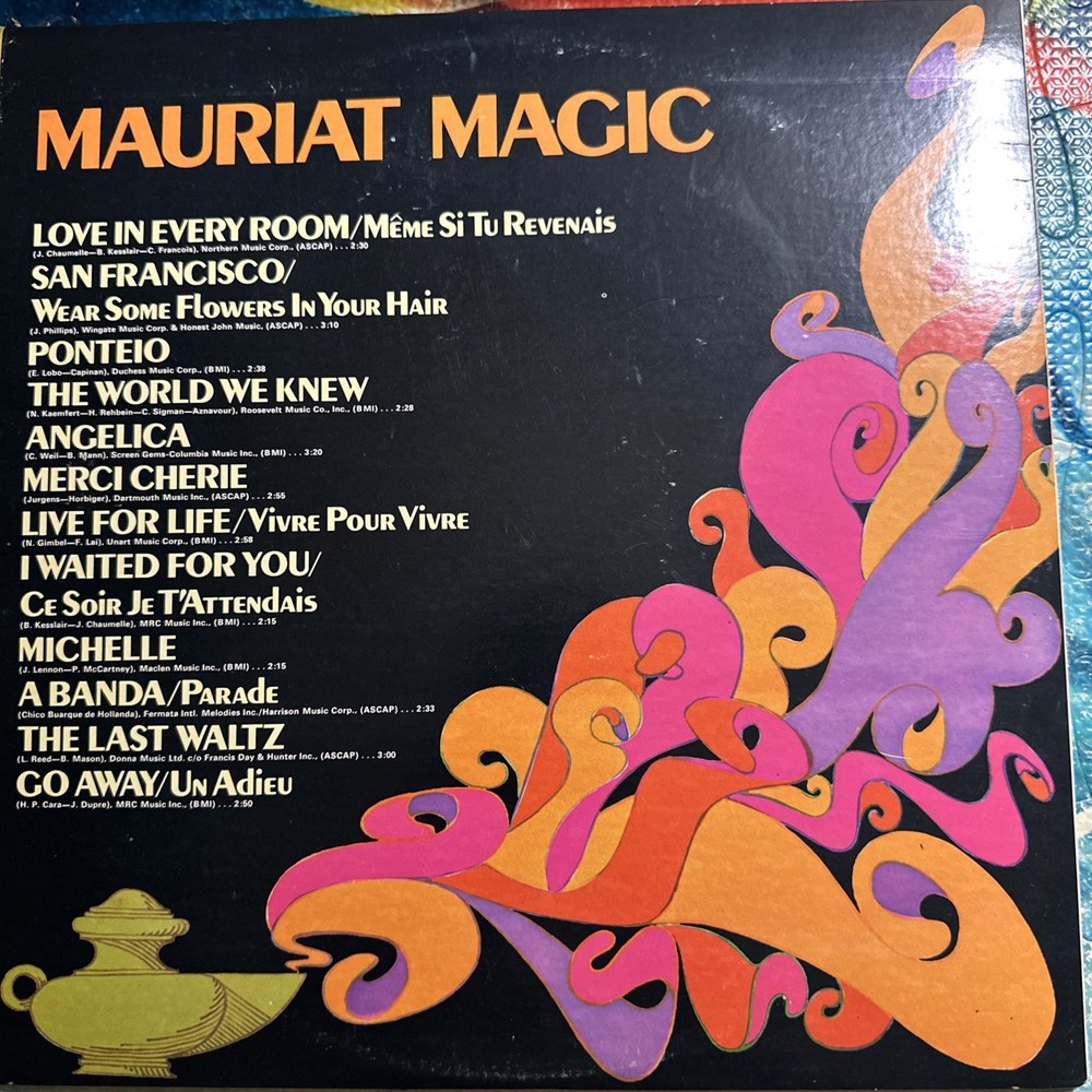 Paul Mauriat And His Orchestra Mauriat Magic 1968 Vinyl LP Record Gatefold Pop