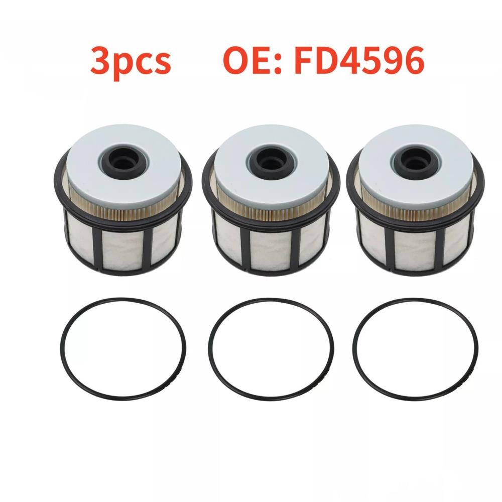 3X For Ford F250 F350 F450 F550 SUPER DUTY 7.3L 1999-2003 Diesel Fuel Filter ;