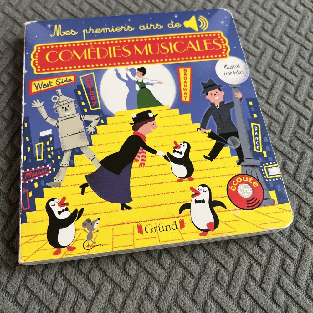 Mes premiers airs de comédies musicales - Livre sonore avec 6 puces avec le...