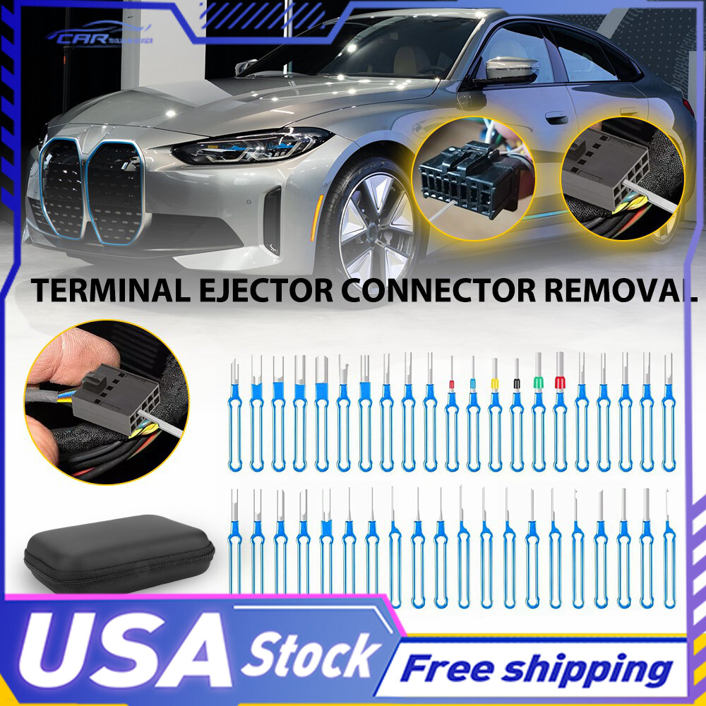 41X Pin Puller Ejector Set Car Terminal Wire Removal Tool with Protective Bag JY