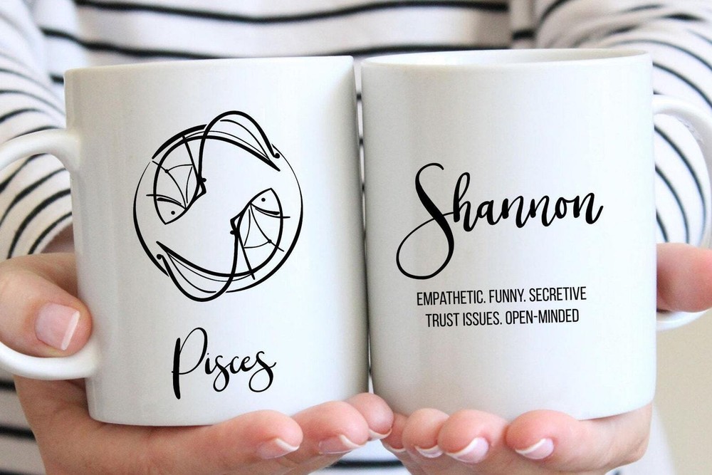 Personalized Pisces Mug Pisces Gift Mug Pisces Constellation Mug Pisces Zodiac