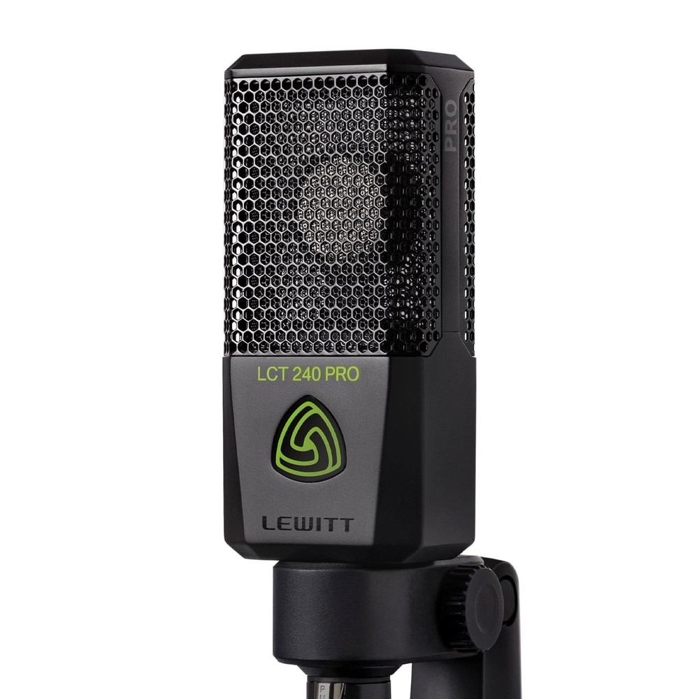 LEWITT LCT 240 PRO Black Studio Condenser Mic for Professional Recording
