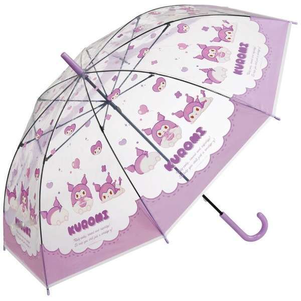 60cm Kuromi Funyumaru Sanrio Skater Plastic Umbrella Stick - Cute & Stylish 