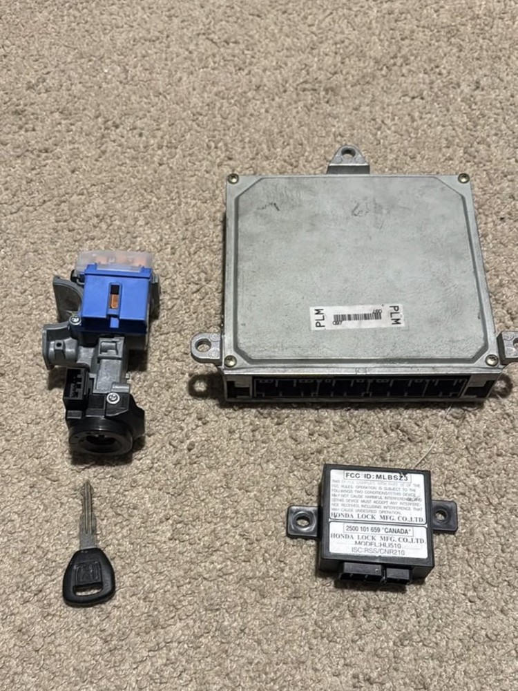 1999 Honda Prelude P5m  Ecu, Immobilizer, Ignition Key