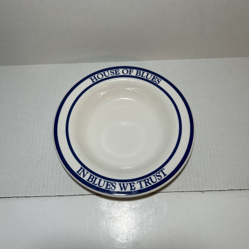 Syracuse China House Of Blues In Blues We Trust Rim Soup Bowl Restaurant Ware