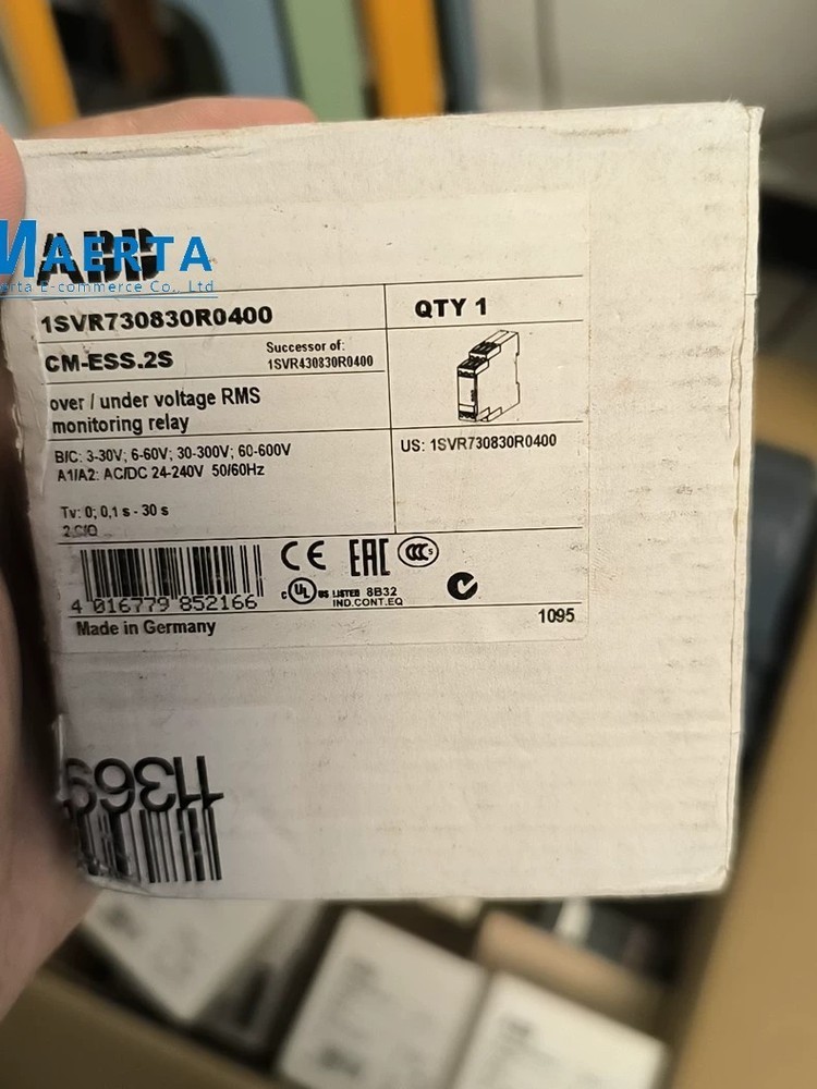 Ship FedEx 1PCS NEW IN BOX Relay CM-ESS.2S 1SVR730830R0400 24-240VAC/DC