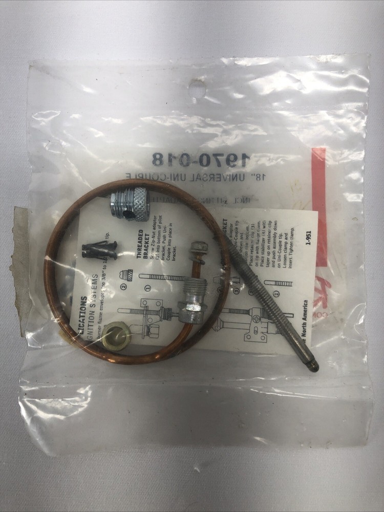 Robertshaw 1970-018 Replacement Thermocouple Universal Uni-Couple 18