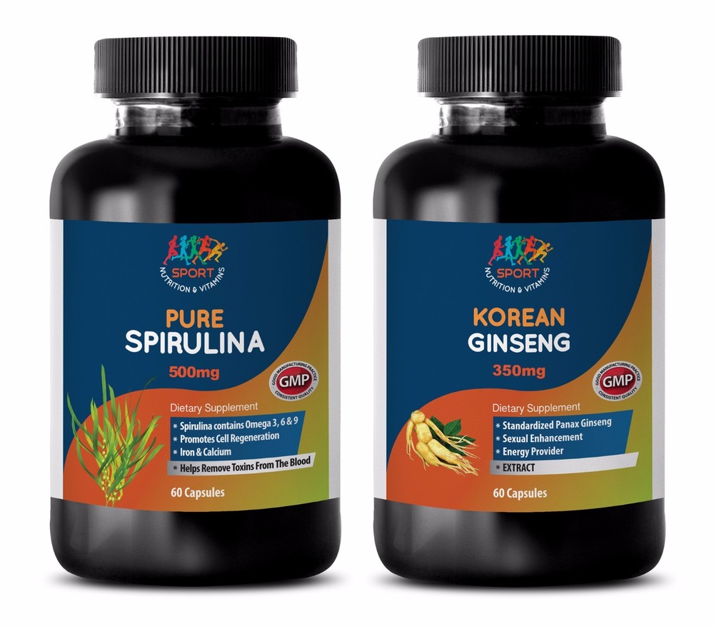 libido enhancer - SPIRULINA – KOREAN GINSENG COMBO 2B - red ginseng pill