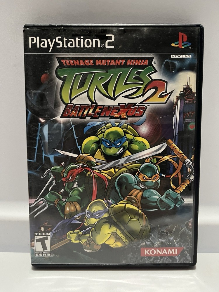 Teenage Mutant Ninja Turtles 2: BattleNexus (Sony PlayStation 2, 2004) PS2 CIB