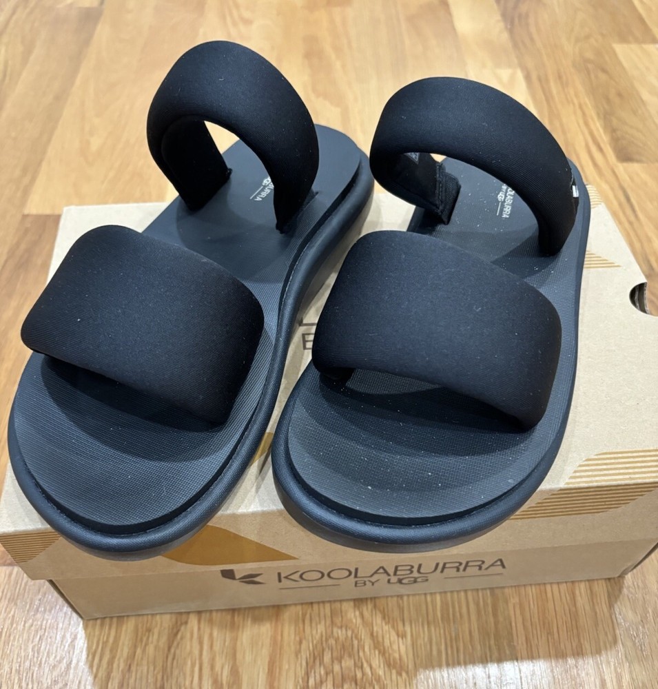 Koolaburra By Ugg Alane Slides Sandals Size Women’s 7 Black
