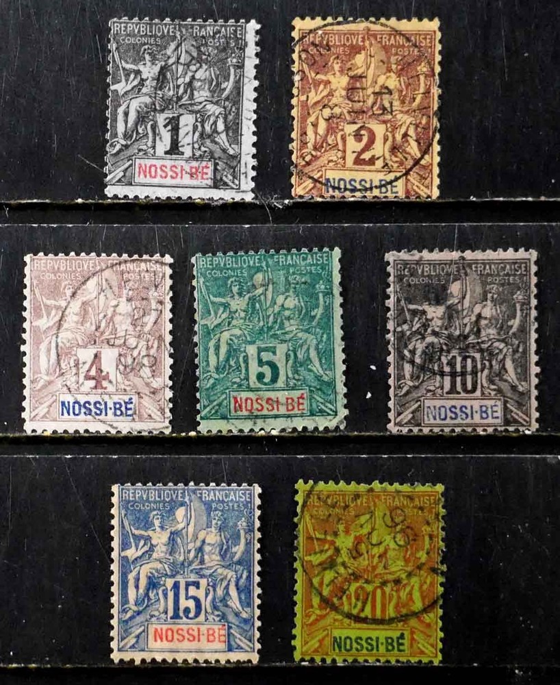 Nossi-Be, France: 1894 Classic Era Stamps Sound