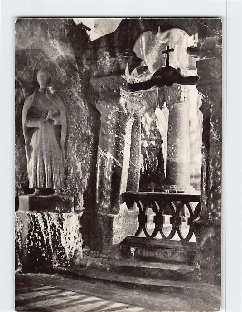 Postcard Fragment of an underground chapel from 1689 Wieliczka Poland