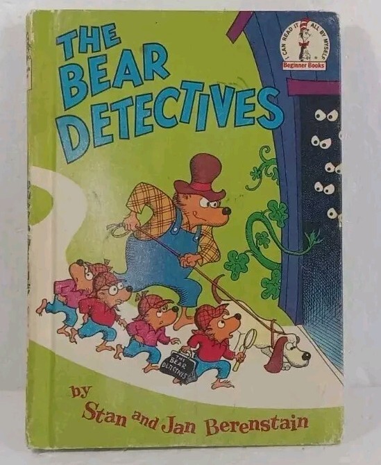THE BEAR DETECTIVES THE BERENSTAIN BEARS By Stan & Jan Berenstain VTG 1975 HC