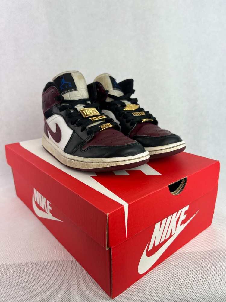 Size 7.5W (6M) - Air Jordan 1 SE Mid Gold Pendants W Authenticated