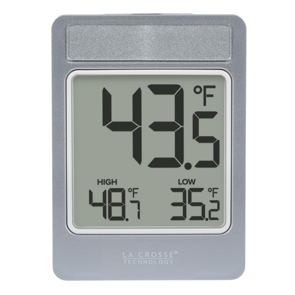 Digital Window Thermometer with Daily Records – Battery Powered 314-519