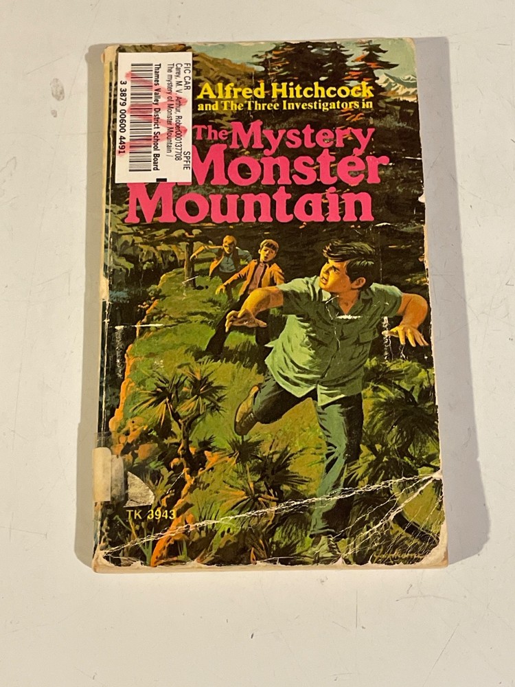 Three investigators the mystery of monster mountain library card inc  scholastic
