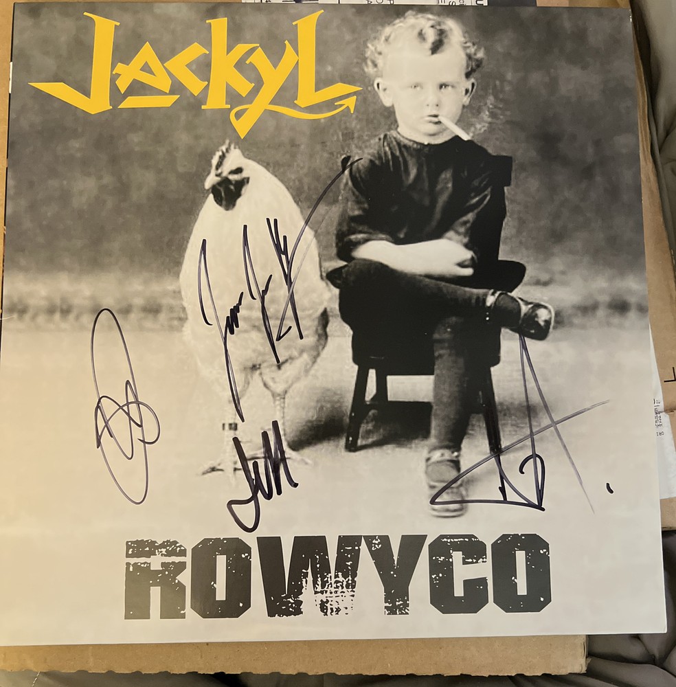 Jackyl Rowyco SIGNED Vinyl LP Jesse James Dupree AUTOGRAPHED Official NEW