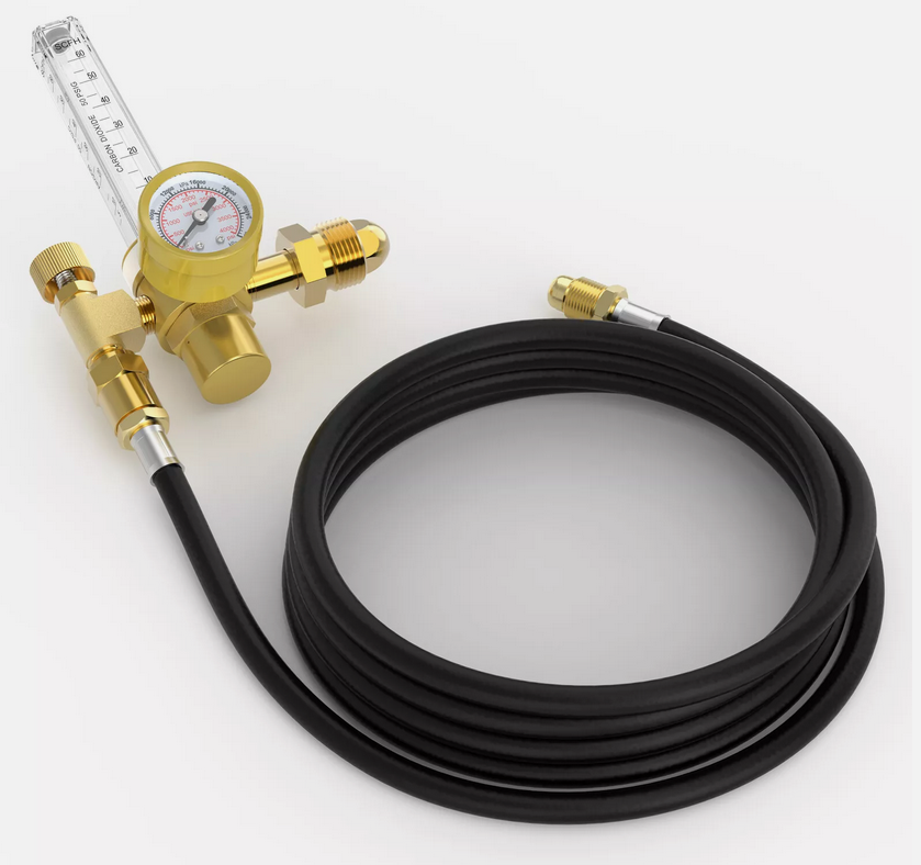 Argon CO2 fit Flow Meter Welding Regulator Welder Gauge Gas Hose