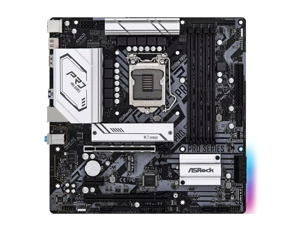 ASRock B560M PRO4 LGA 1200 Intel B560 SATA 6Gb/s Micro ATX Intel Motherboard-