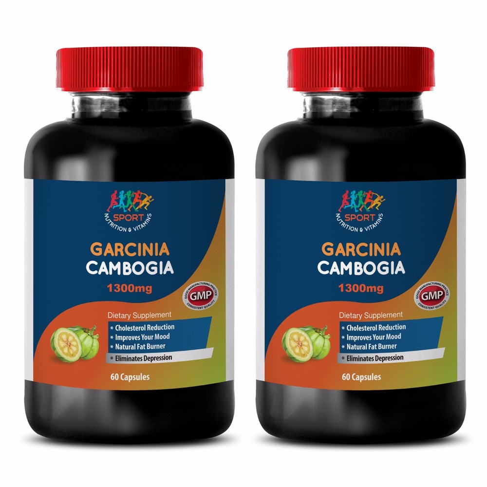 Premium Garcinia Cambogia Extract 1300mg 60% HCA Fat Burner Diet Supplement