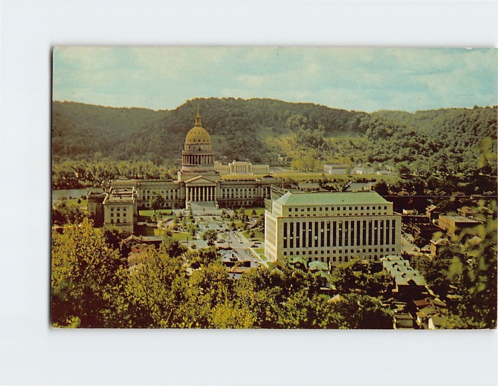 Postcard West Virginia State Capitol And Office Building Charleston WV USA