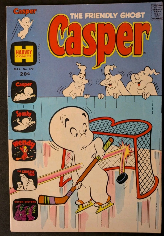 Casper The Friendly Ghost #172 1974 Harvey Comics VF Bronze Age