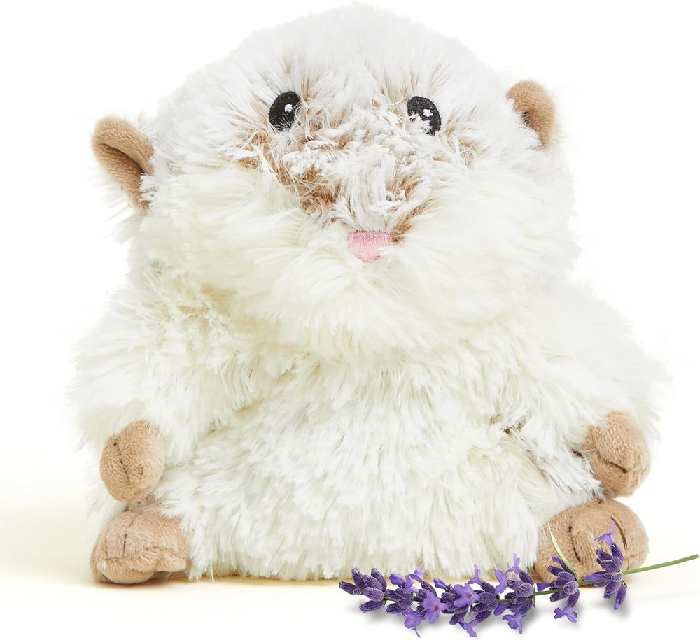 Warmies: HAMSTER JR. NEW Cozy Plush Heatable Lavender Scented Stuffed Animal