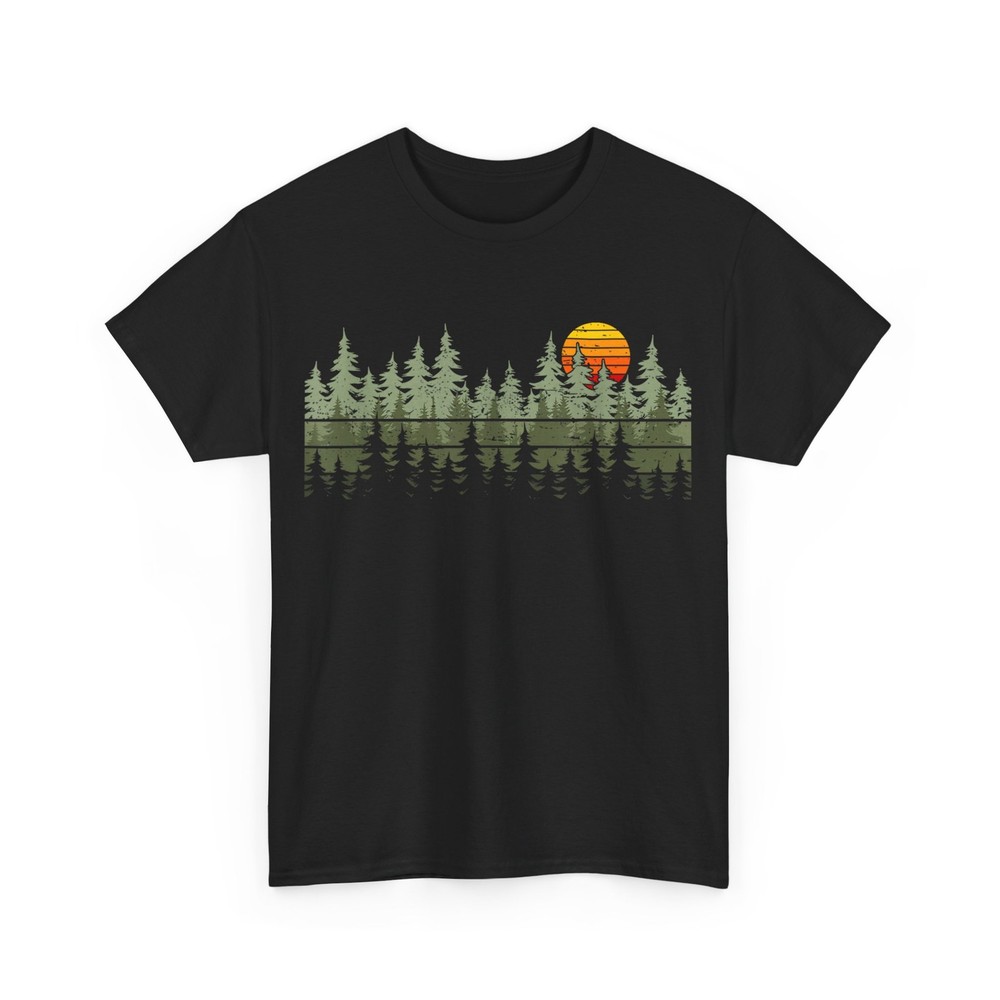Trees Wildlife Nature Vintage Forest T-Shirt