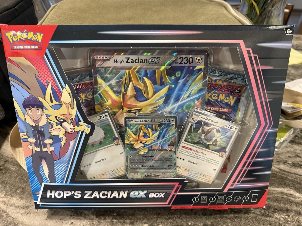 Pokémon TCG Hop’s Zacian ex Box Factory Sealed New