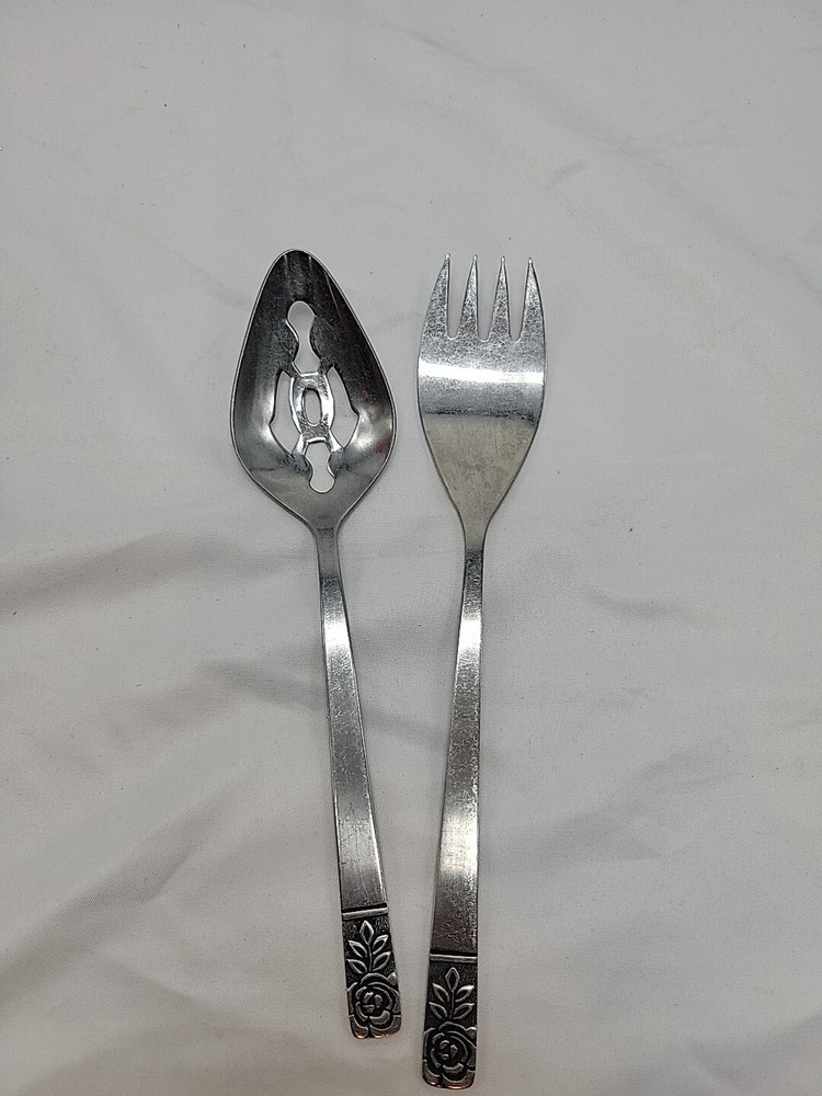 St. Regis Stainless Hong Kong Pierced Serving Spoon 8