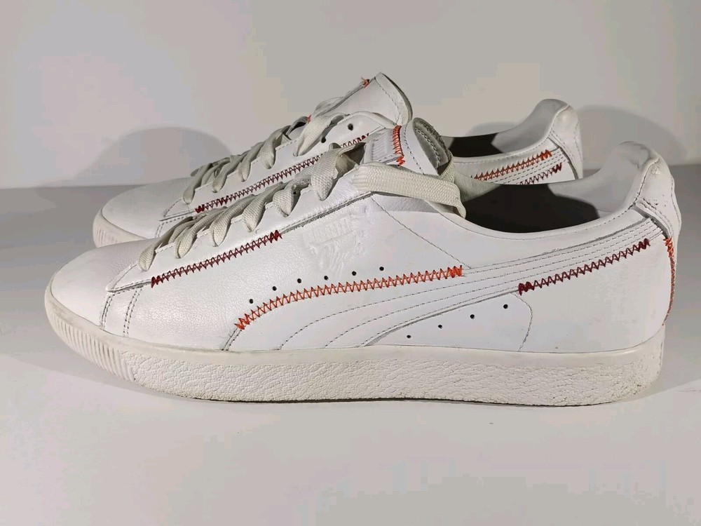 Puma Shoes Men's Size 12 White Leather Sneakers