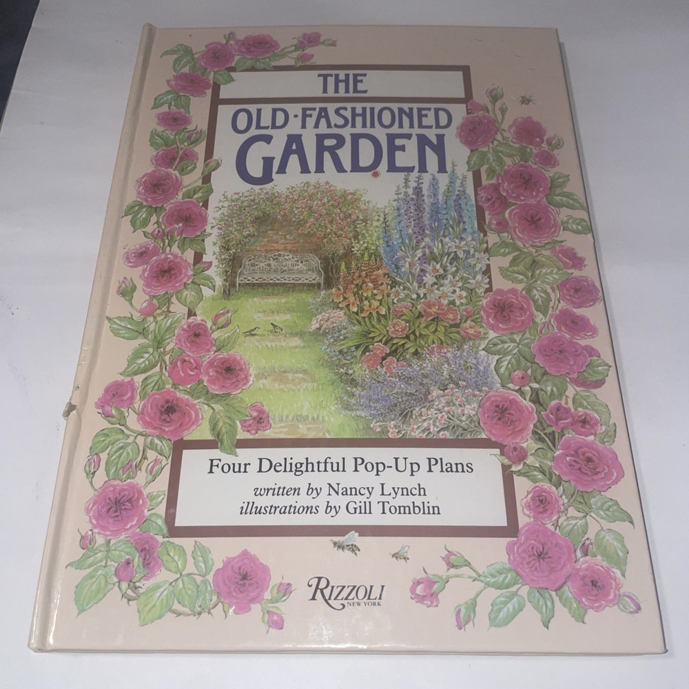 VINTAGE! The Old-Fashioned Garden: Four Delightful Pop-Up Plans by Lynch, Nancy.