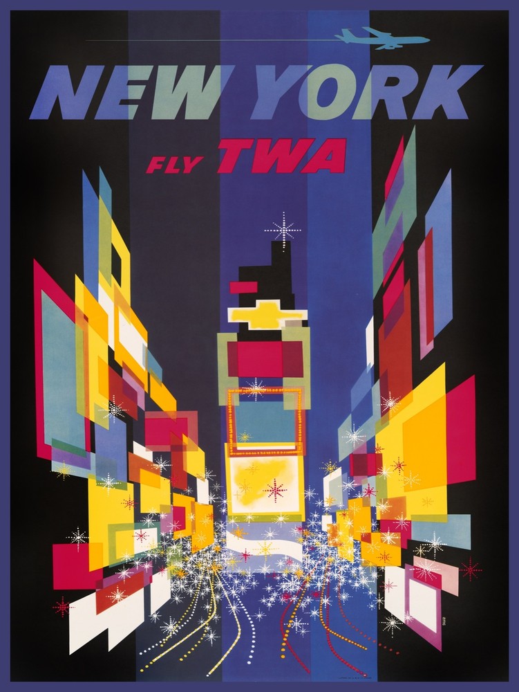 10890.Poster decoration.Home interior.Room wall design.New York Times Square art