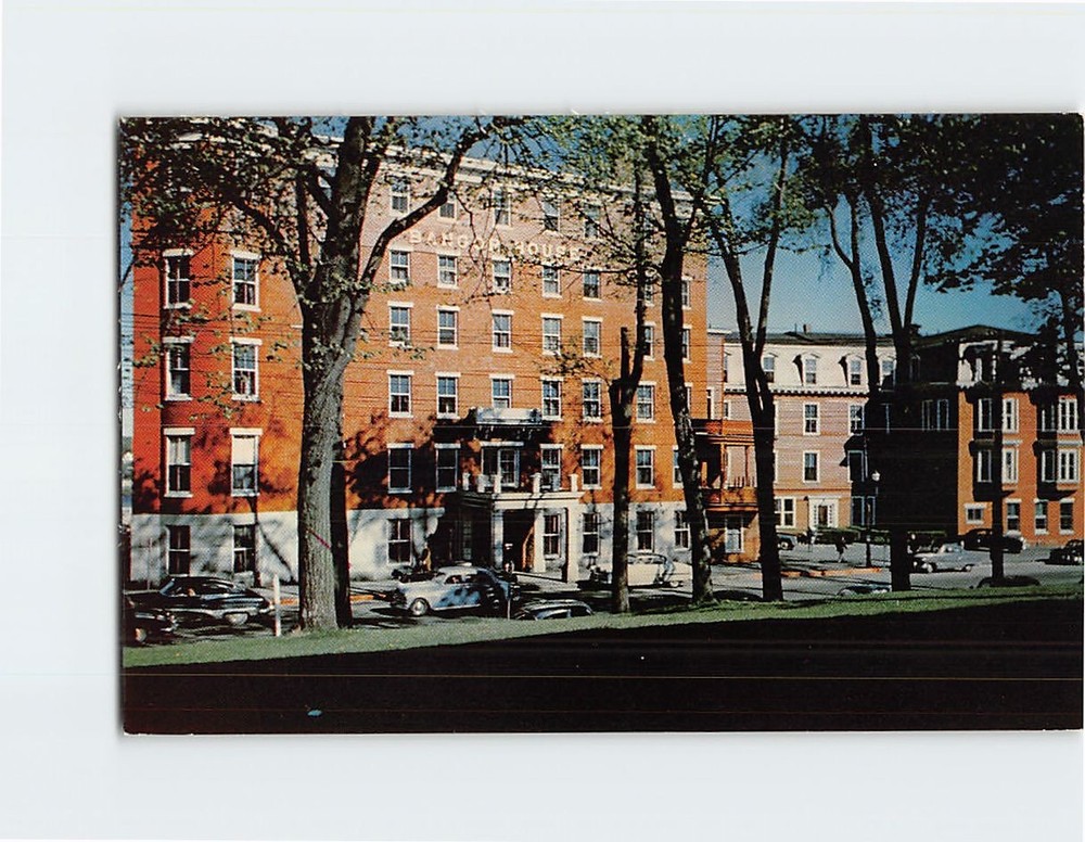 Postcard Bangor House Hotel Maine USA North America