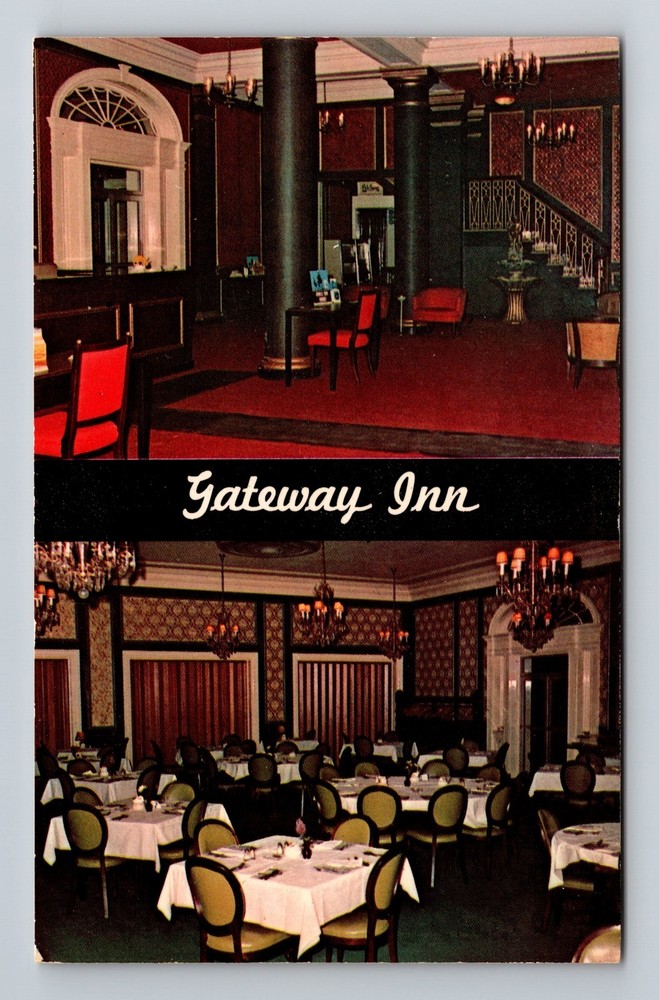Martinsburg WV-West Virginia Gateway Inn Vintage Postcard Standard Souvenir Old