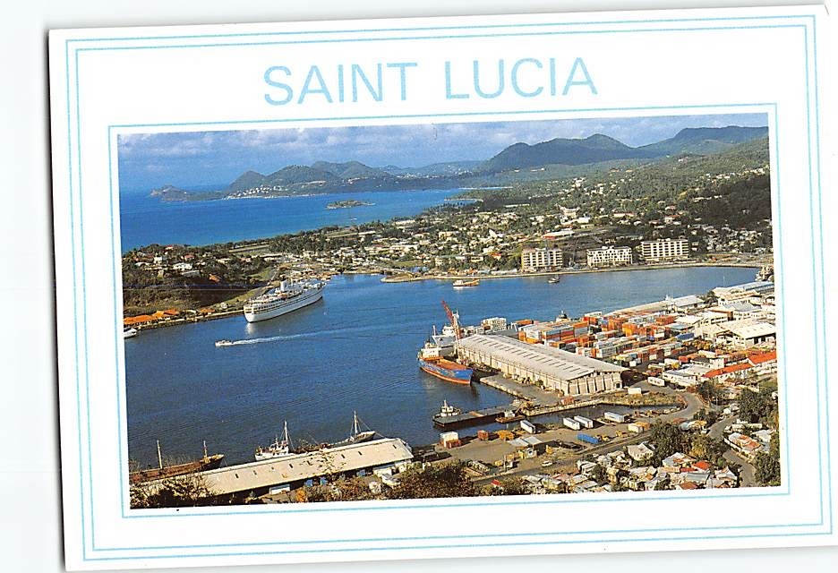 Postcard Saint Lucia