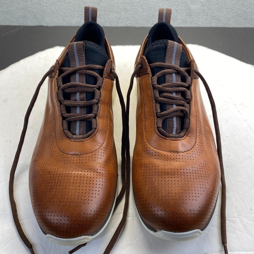 Johnston & Murphy XC4 Prentiss U-Throat Sneaker Men's Brown Leather Size 10 M