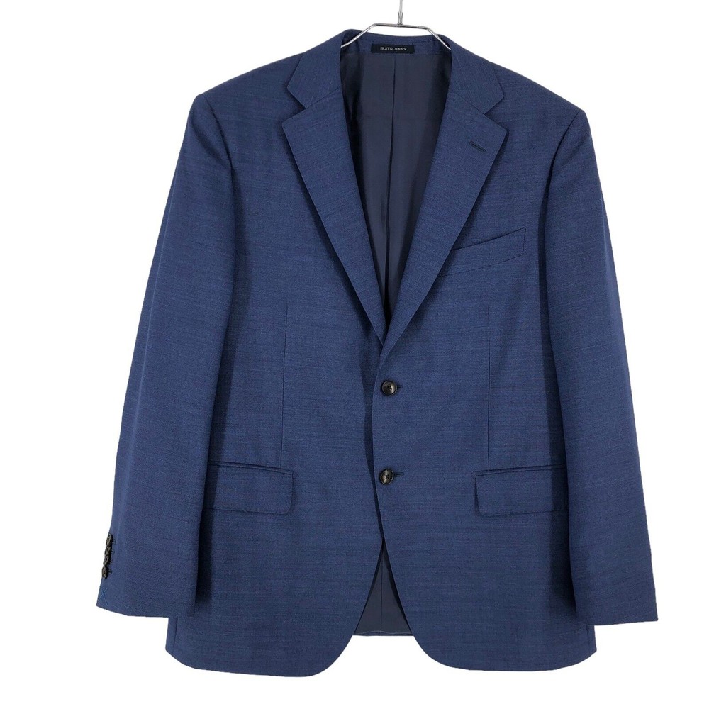 SUITSUPPLY Napoli Single Breasted Wool Blazer Jacket Size EU:52; UK:44; US:44R