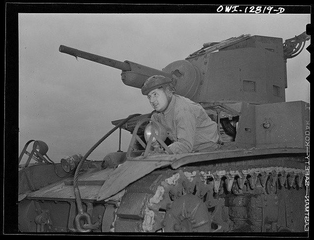 Fort Belvoir Virginia Constantine P Lihas tank 1942 Greek American soldier