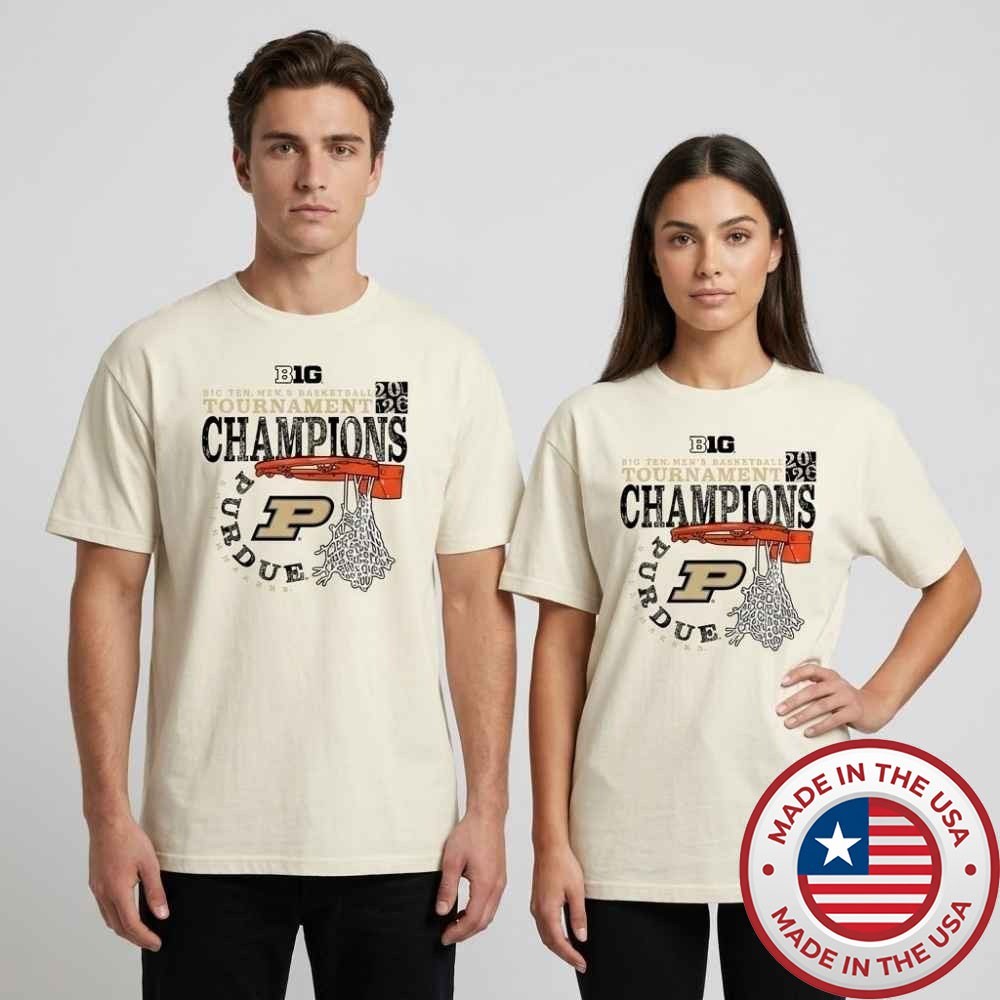 Purdue Boilermakers 2026 Big Ten Men's Basketball T-Shirt