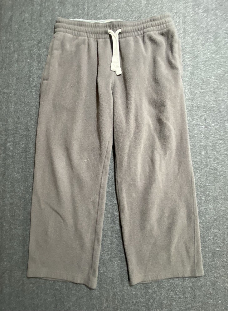 Old Navy Wide-Leg Sweatpants Women's Gray High Rise Fleece Active Size M
