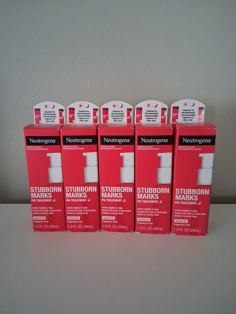 Neutrogena Retinol SA Stubborn Marks PM Treatment 1 oz 5-Pack