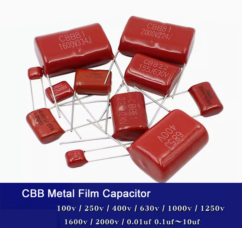 CBB Metal Film Capacitor 250/400/630/100v104J/224/474/475/105/225J 5Pcs 10Pcs