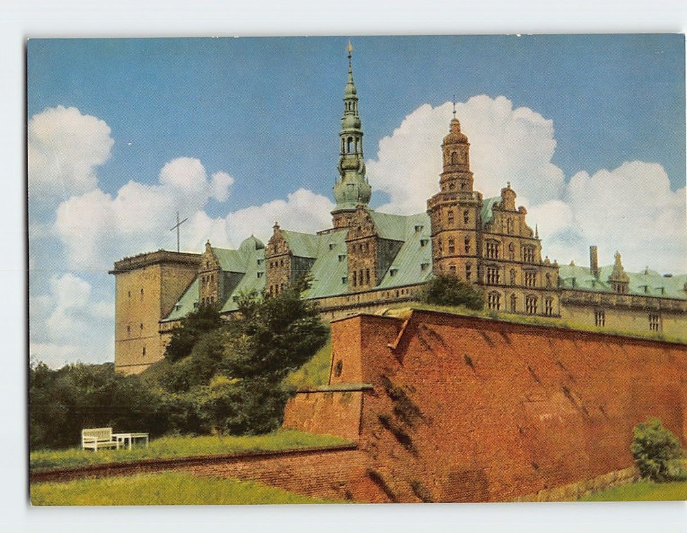 Postcard Kronborg Castle Helsingor Denmark