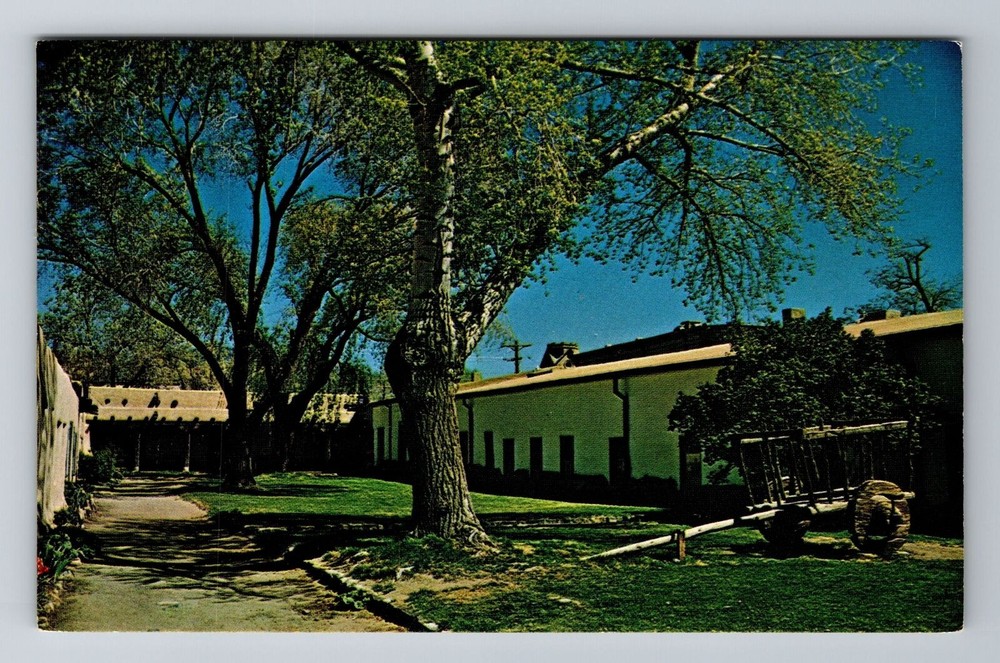 Santa Fe NM-New Mexico, Palace Of The Governors, Antique, Vintage Postcard
