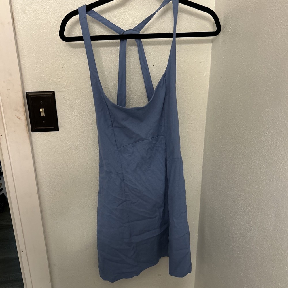 Free People Mini  Dress Women's Large blue