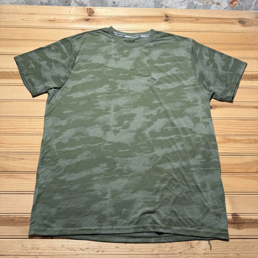 Oakley O-Hydrolix Military Green Camoflage Performance Graphic T-Shirt - XXL