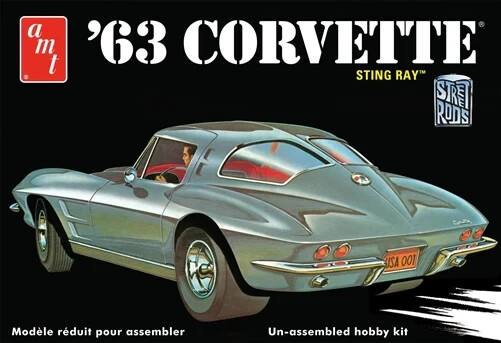 1/25 AMT 861 1963 Chevy Corvette  MODEL KIT CAR NIB